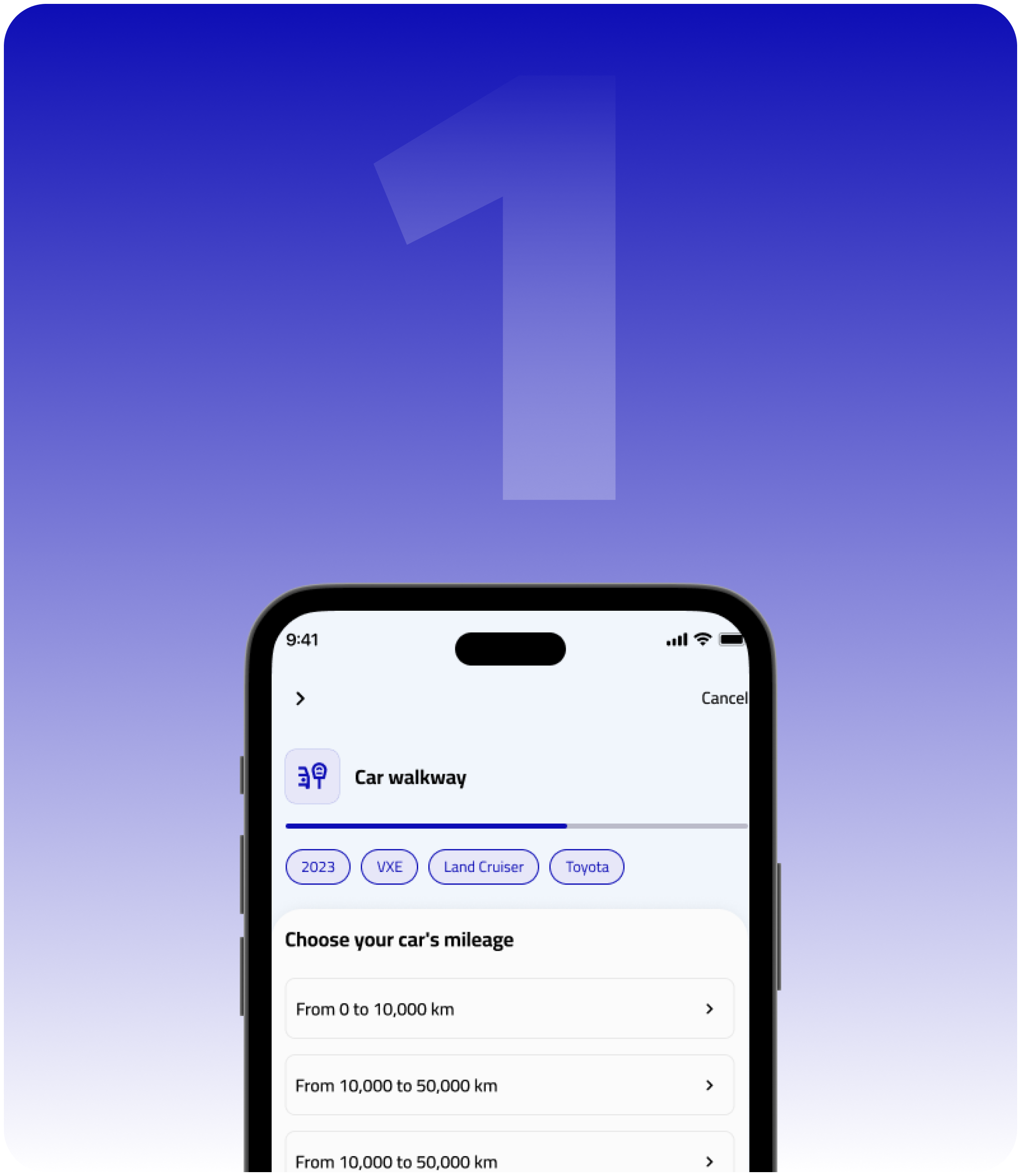 Fill in your car information