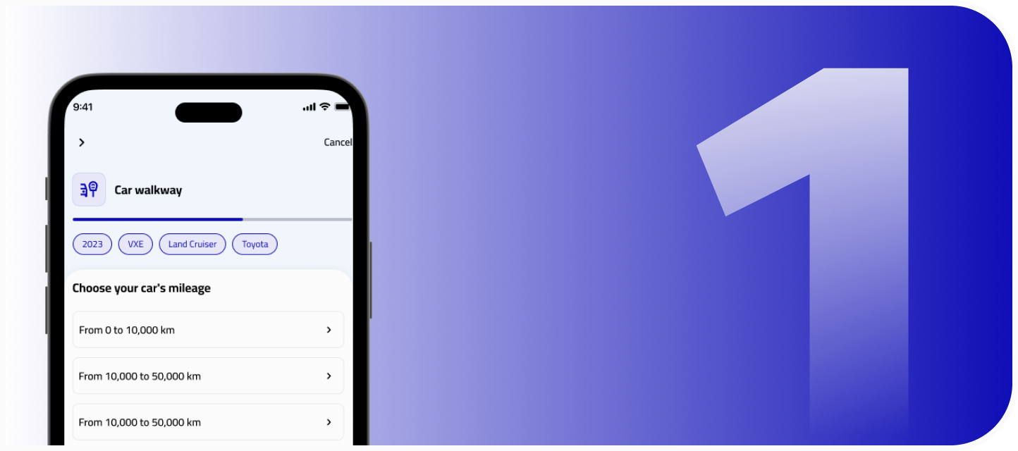 Fill in your car information
